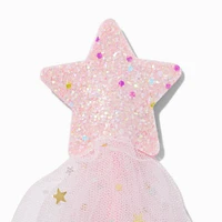 Claire's Club Pink Star & Tulle Glow in the Dark Wand