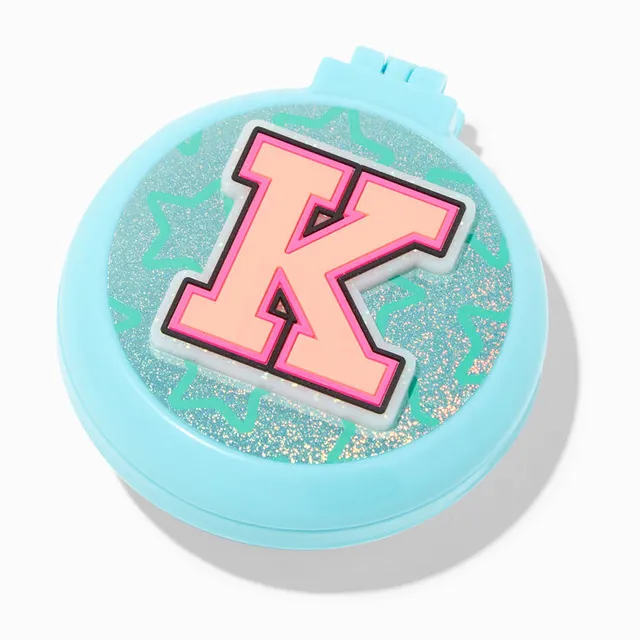 Initial Varsity Lip Gloss Keychain - A