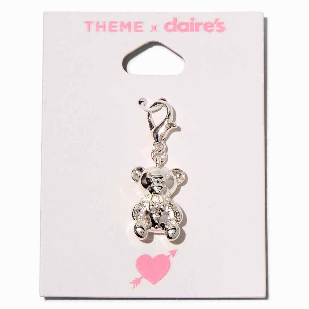 T H E M E x Claire's Silver-tone Teddy Bear Charm