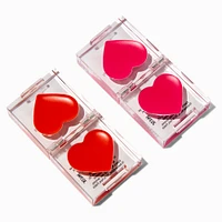 Hot Pink & Coral Ornament Lip Balm Set - 2 Pack