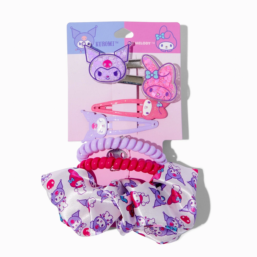 Sanrio® Claire's Exclusive My Melody™ & Kuromi™ Hair Set - 7 Pack