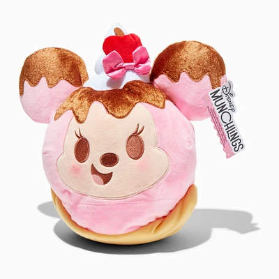 Disney Munchlings Squeeze-A-Munch Strawberry Sundae Waffle Bowl Minnie Mouse 10'' Plush Toy