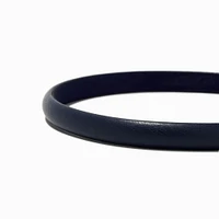 Navy Blue Thin Puff Headband