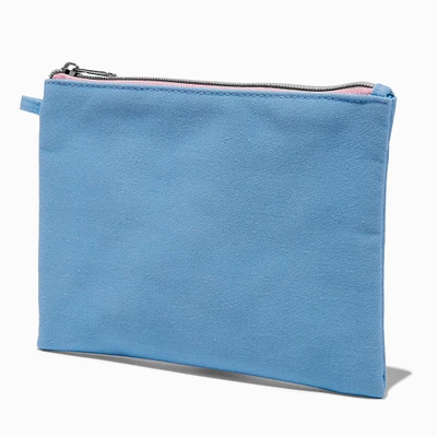 DIY Blue Nylon Pouch