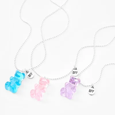 Best Friends Gummy Bears® Pendant Necklaces - 3 Pack