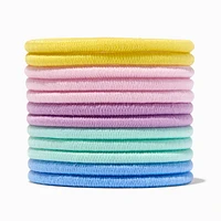 Mixed Pastels Luxe Hair Ties - 12 Pack