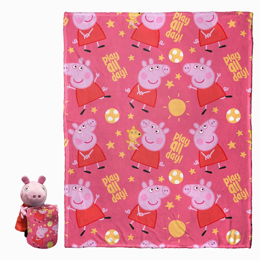 Peppa Pig™ Playful Peppa Silk Touch With Hugger (ds)