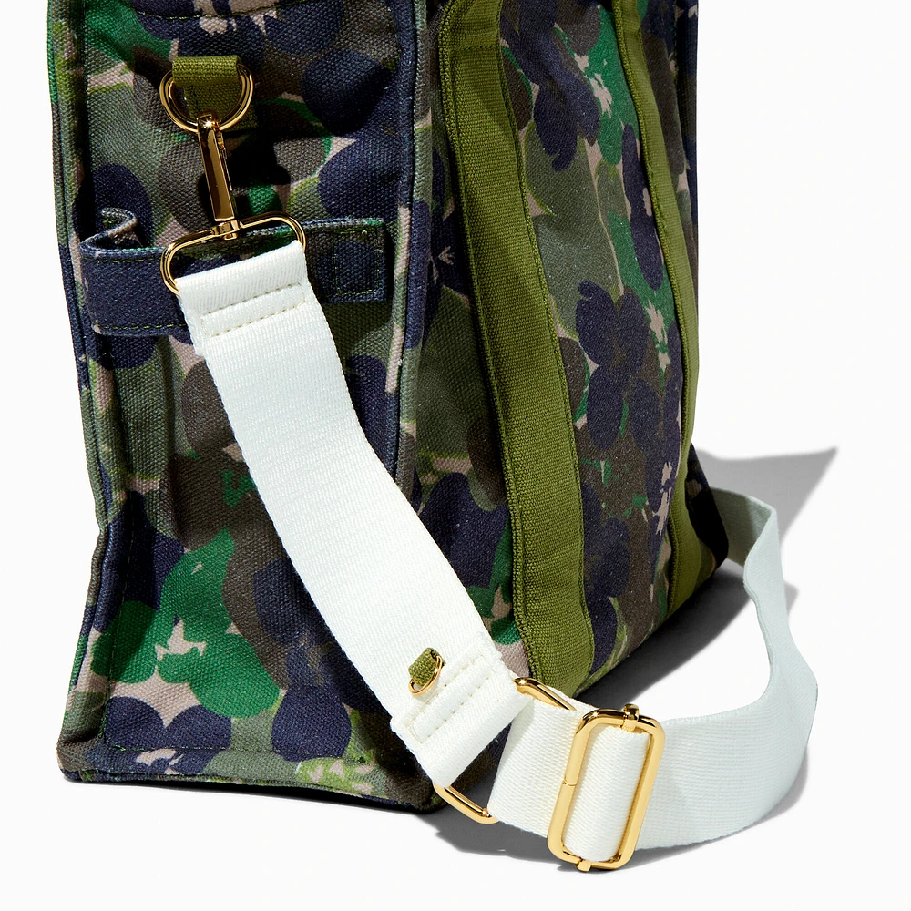 Camouflage Crossbody Tote Bag