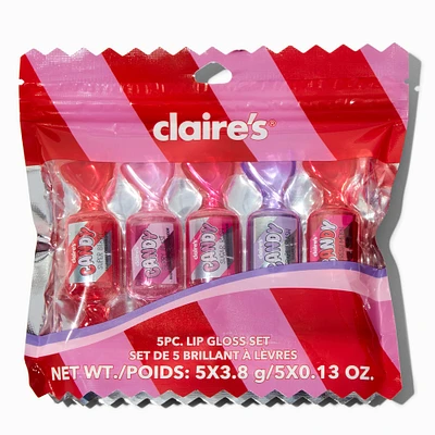 Candy Wrapper Lip Gloss Set - 5 Pack