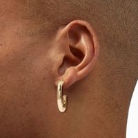 Gold Graduated Hoop Earrings - 3 Pack