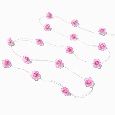 Pink Flower String Lights