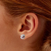 Embellished Baseball Stud Earrings