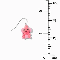 Fuzzy Pink Axolotl 1" Drop Earrings