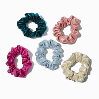 Mixed Lurex Sheen Hair Scrunchies - 5 Pack