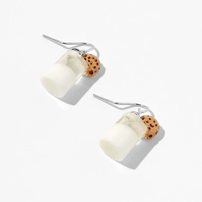 Milk & Cookies 1" Drop Earrings