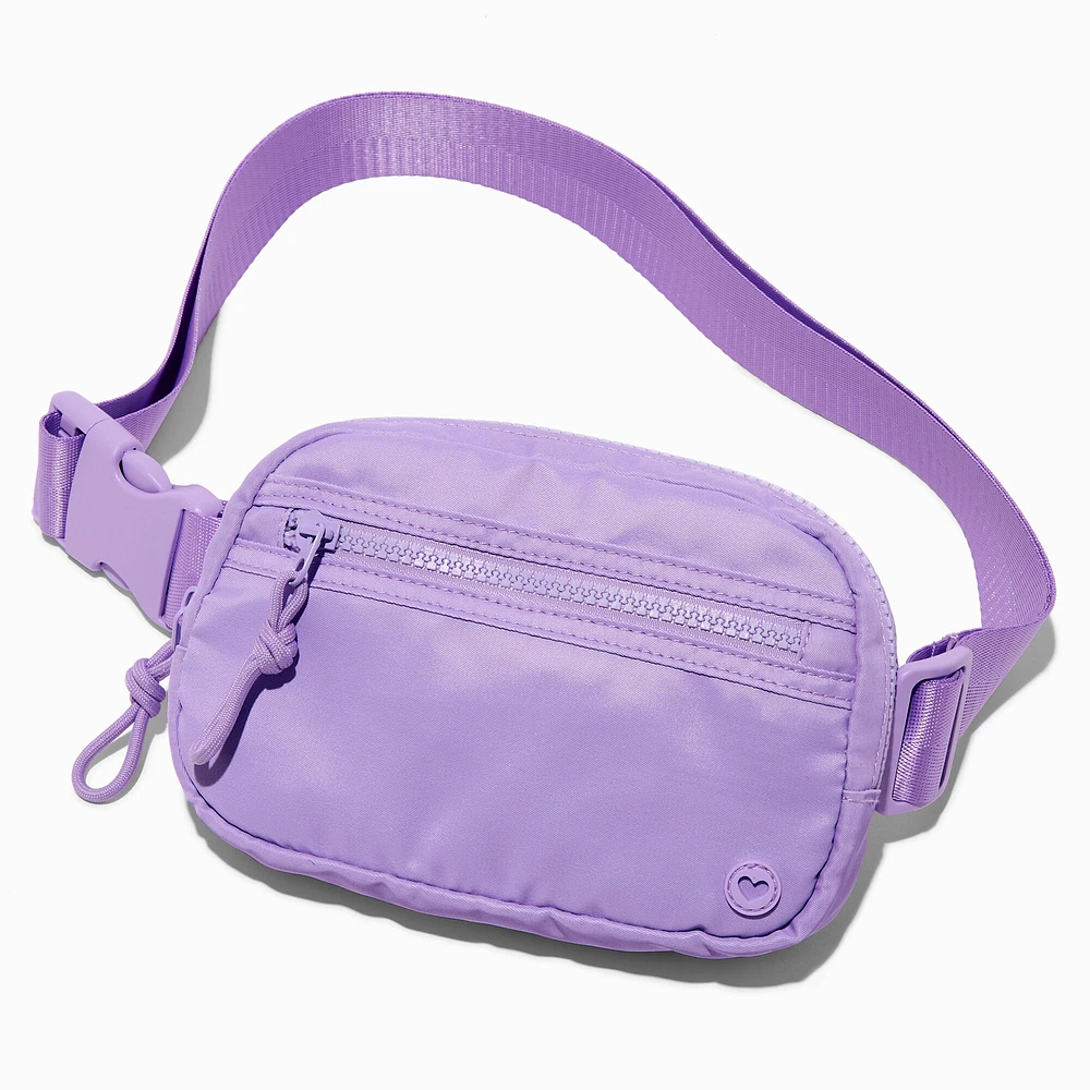 Lavender Nylon Belt Bag