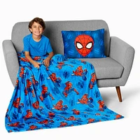 Spider-Man™ Web All Over Silk Touch Throw Blanket with Plush Pocket Pillow (ds)