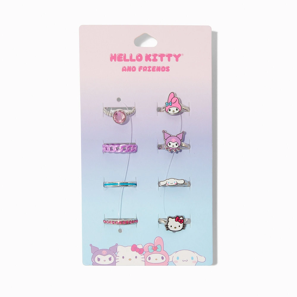 Hello Kitty® And Friends Ring Set - 8 Pack