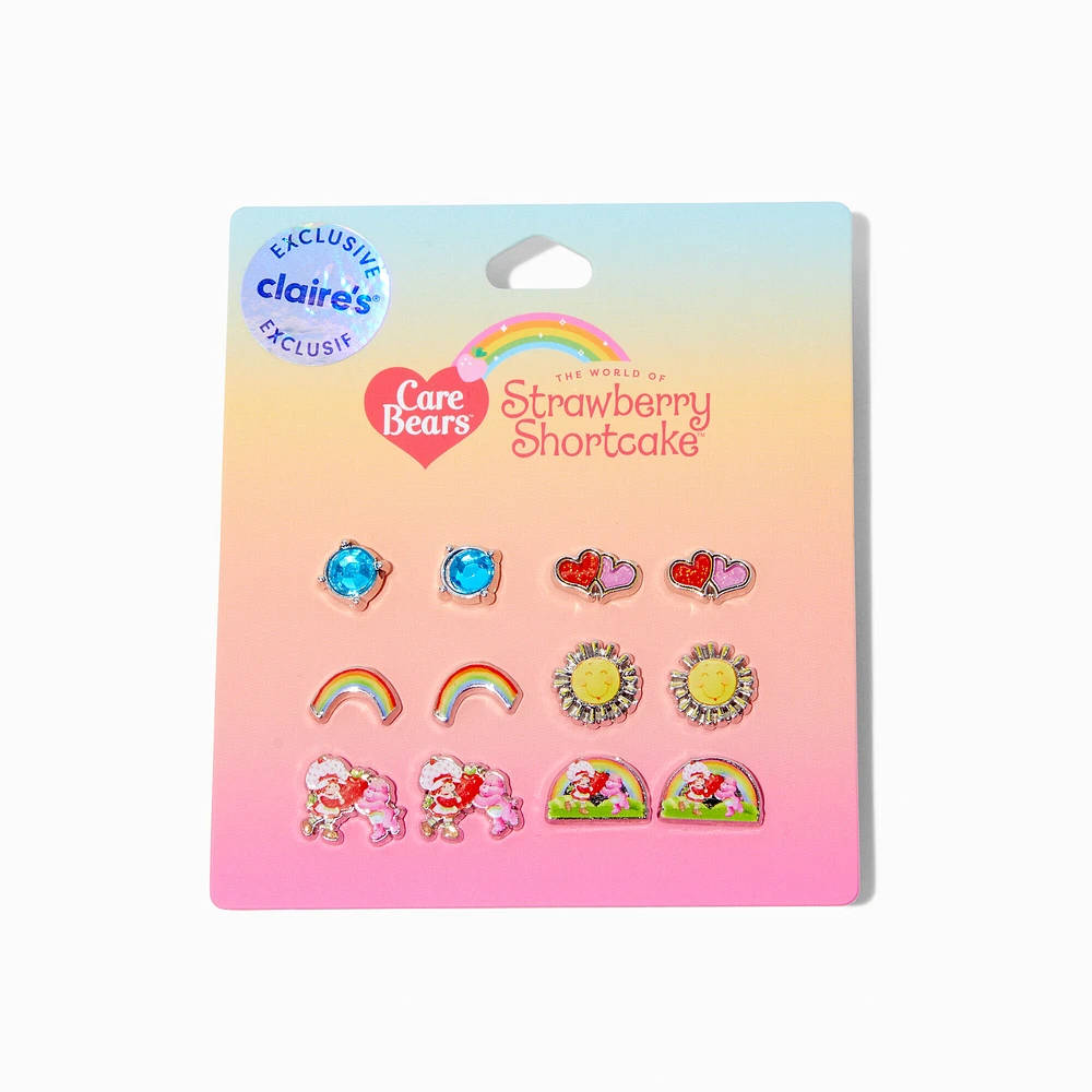 Care Bears® x Strawberry Shortcake™ Claire's Exclusive Stud Earrings - 6 Pack