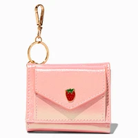 Iridescent Strawberry Trifold Wallet