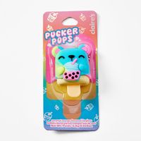 Pucker Pops Bubble Tea Bear Lip Gloss - Coconut Mango