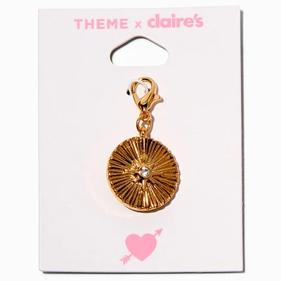 T H E M E x Claire's Gold-tone Medallion Charm