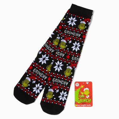 Dr. Seuss™ The Grinch Sweater Design Knee High Socks
