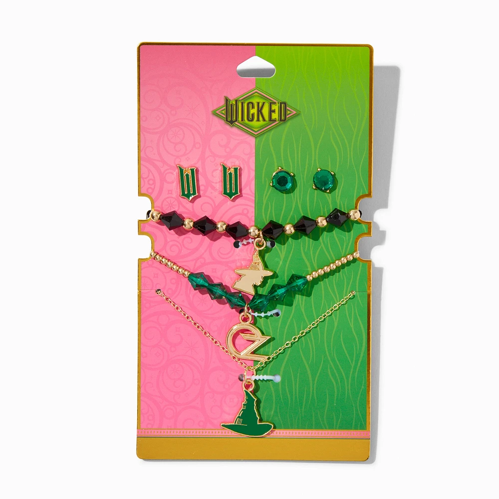 Wicked™ Claire's Exclusive Elphaba Jewelry Set - 5 Pack