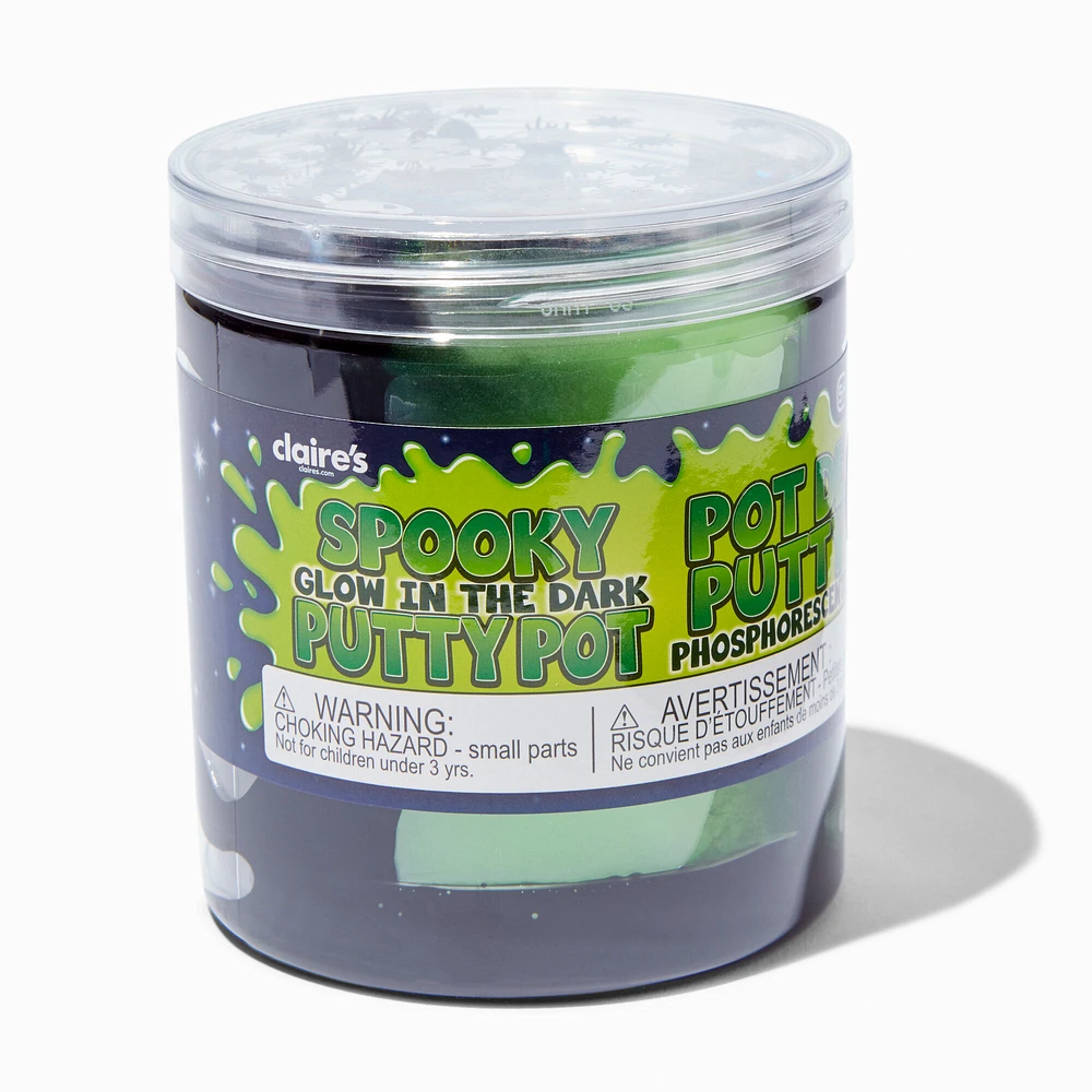 Spooky Glow in the Dark Claire's Exclusive Putty Pot