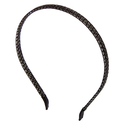 Black Mesh Headband