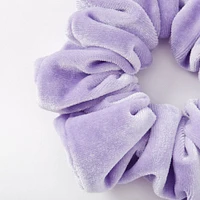 Medium Periwinkle Velvet Hair Scrunchie