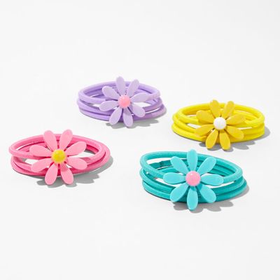 Bright Daisy Icon Hair Ties - 12 Pack