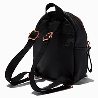 Claire's Club Black Small Backpack