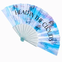 "Head in the Clouds" Personal Folding Fan