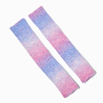 Pastel Tie Dye Knit Leg Warmers