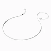 Silver Basic Snake Chain Necklace