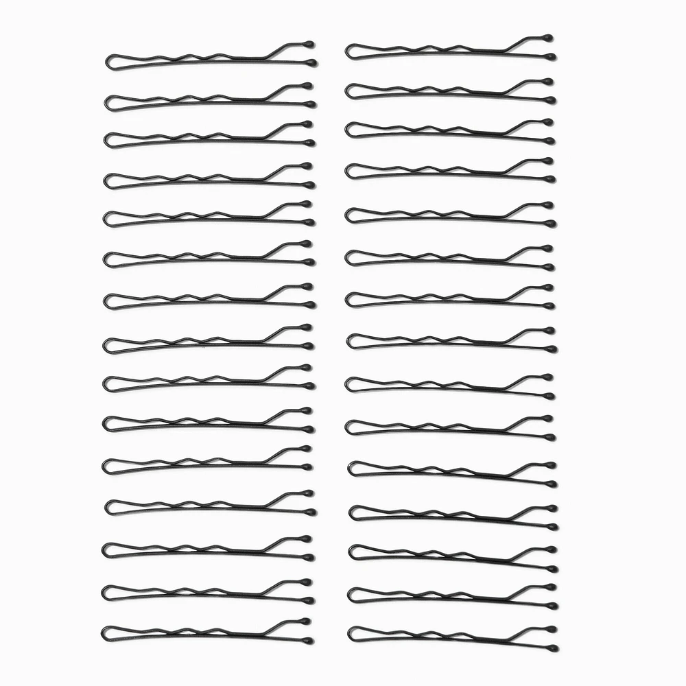 Black Bobby Pins - 30 Pack