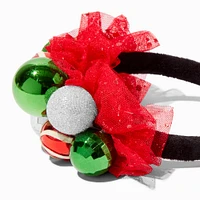 Ornament & Tulle Christmas Headband