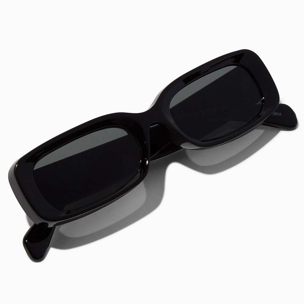 Puffy Slim Rectangle Sunglasses