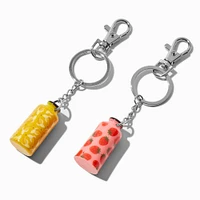 Fruit Bottle Best Friends Keychains - 5 Pack