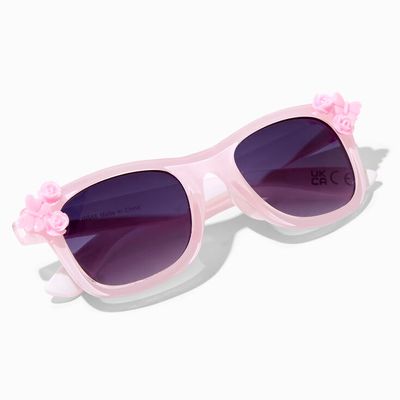 Claire's Club Pink Floral Butterfly Retro Sunglasses