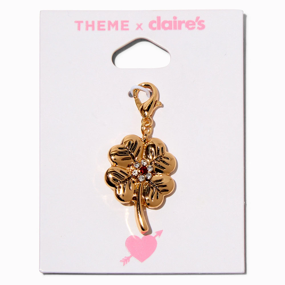 T H E M E x Claire's Gold-tone Four-Leaf Clover Charm