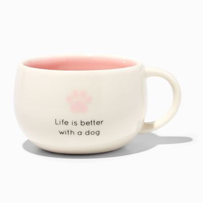 'Life Is Better With A Dog' Ceramic Mug