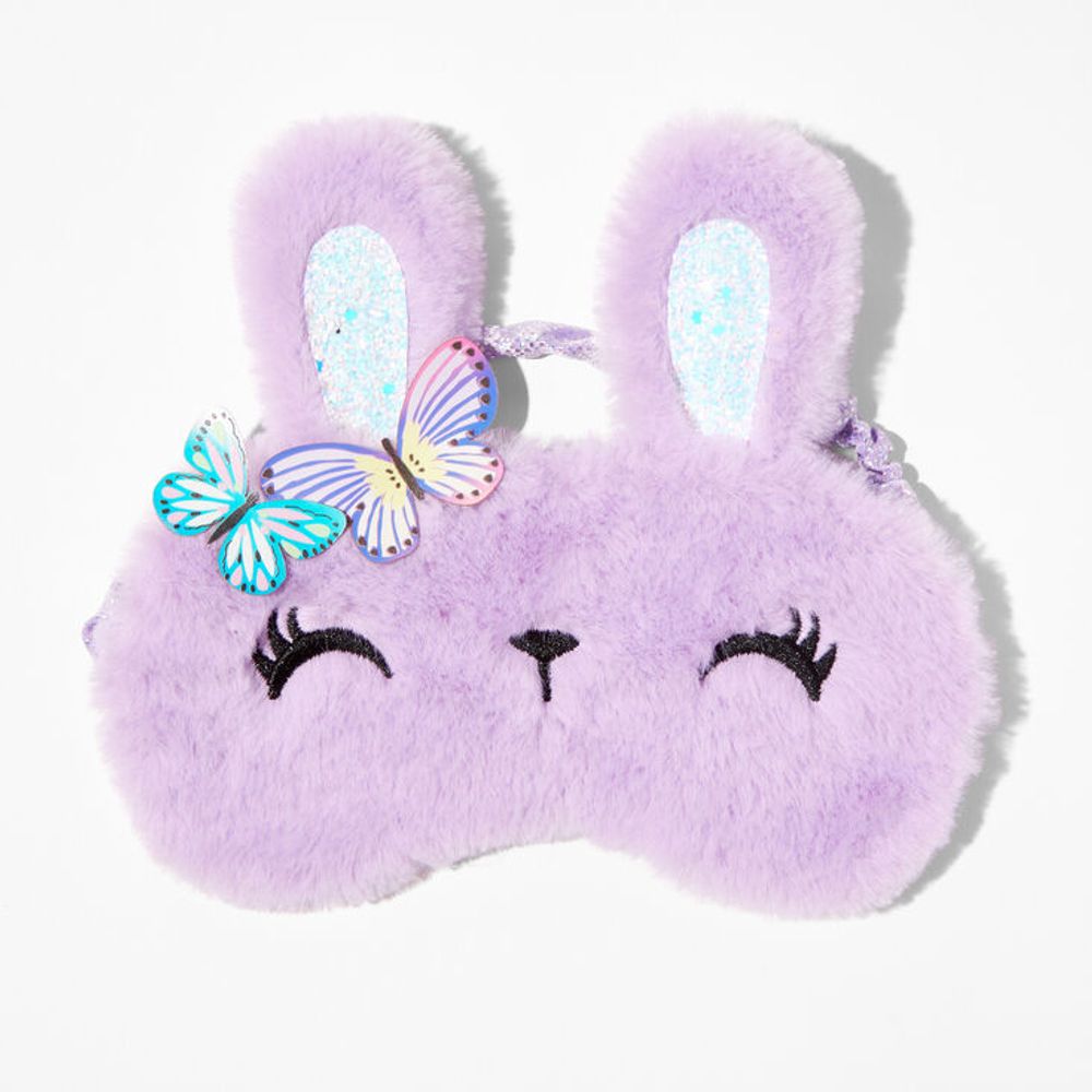 Claire's Club Butterfly Purple Bunny Sleeping Mask