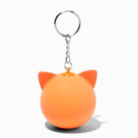 Orange Fox Stress Ball Keychain