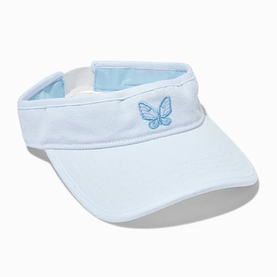 Embroidered Butterfly Visor