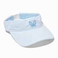 Embroidered Butterfly Visor
