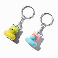 Critter Floaties Best Friends Keychains - 5 Pack