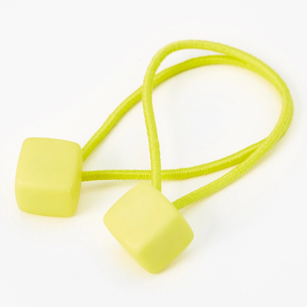 Yellow Geometric Hair Ties - 2 Pack