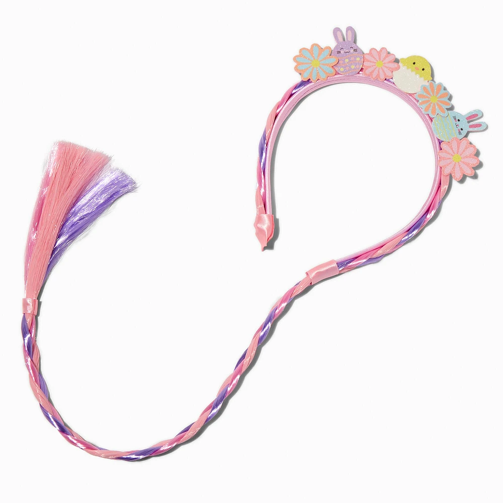 Easter Icons Faux Hair Braided Headband